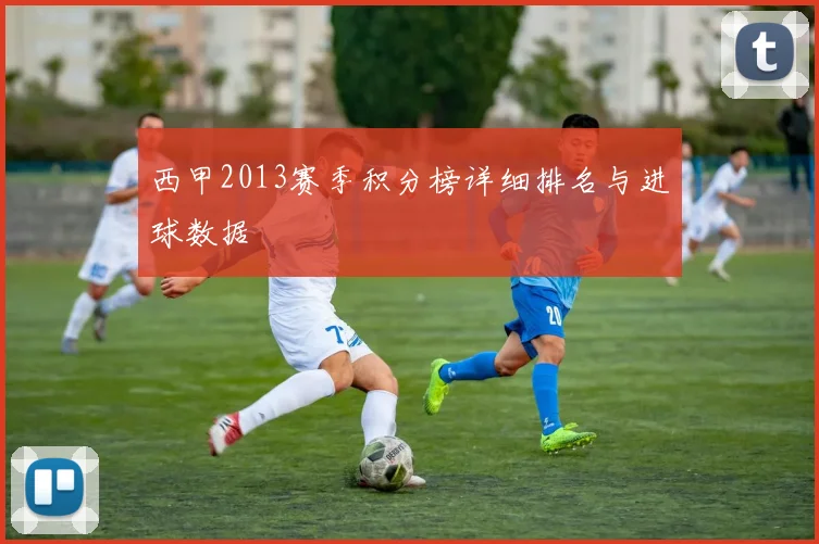 西甲2013赛季积分榜详细排名与进球数据